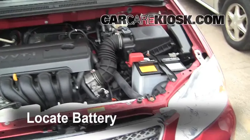 2007 Toyota Corolla CE 1.8L 4 Cyl. Battery Jumpstart